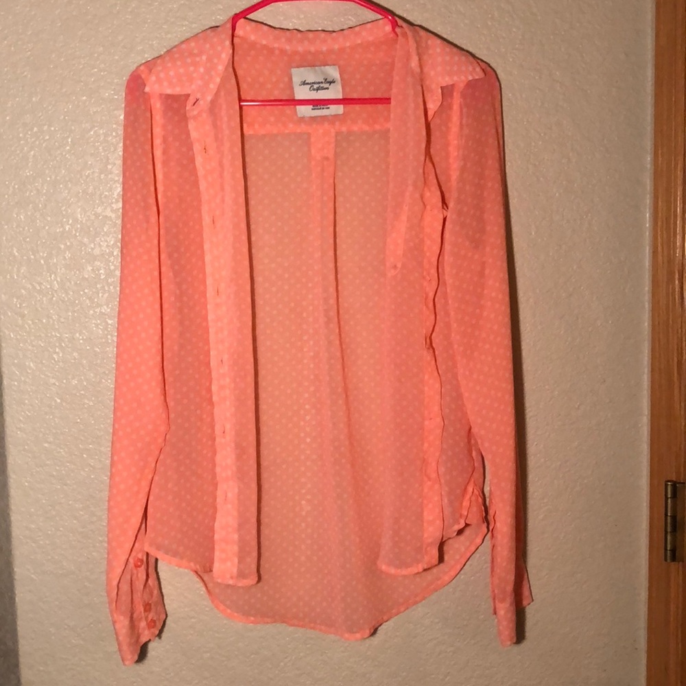 American eagle button up shirt